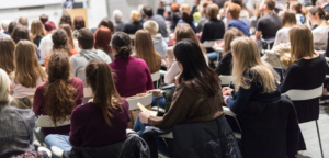 Group of women at career transition event hosted by Kim Jones